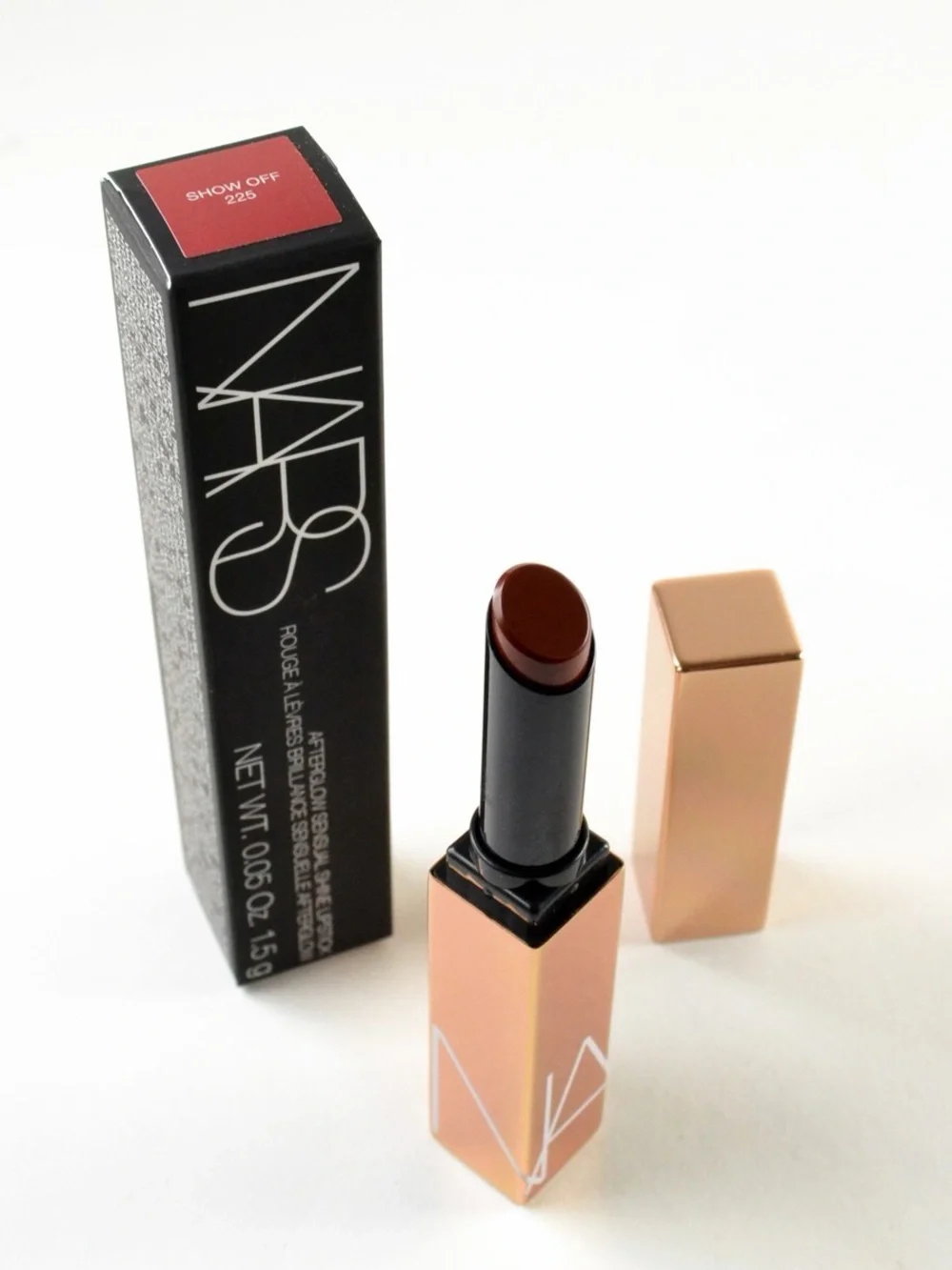 NARS Show Off Lipstick in Deep Brown (225) — Rich Chocolate Shade